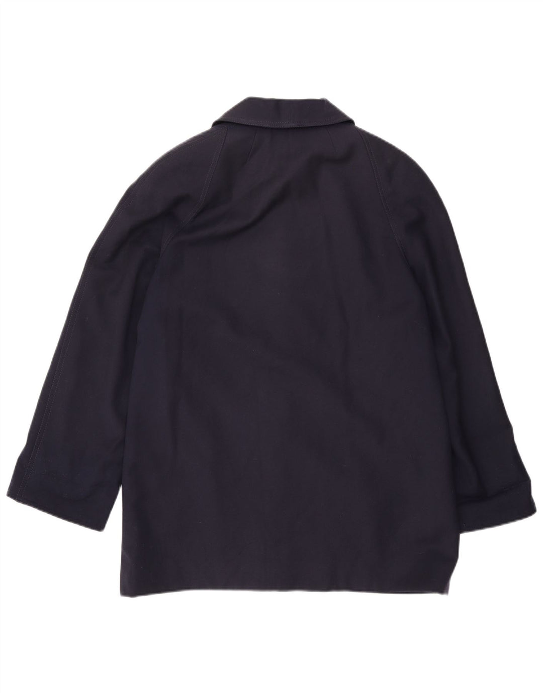 Cappotto vintage da donna UK 18 XL blu navy