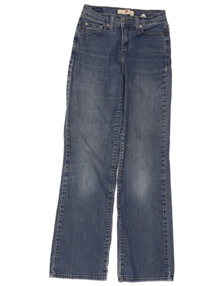 Levi's Donna 512 Jeans Bootcut Perfettamente Dimagranti W26 L30 Cotone Blu