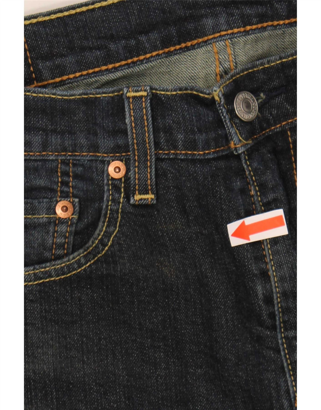 Levi's Uomo 505 Jeans dritti regolari W31 L30 Blu navy