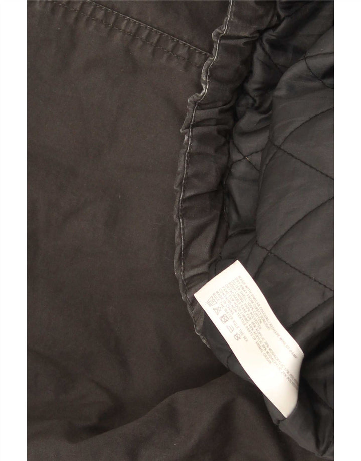 Giacca Parka da donna Fat Face UK 14 grande cotone grigio