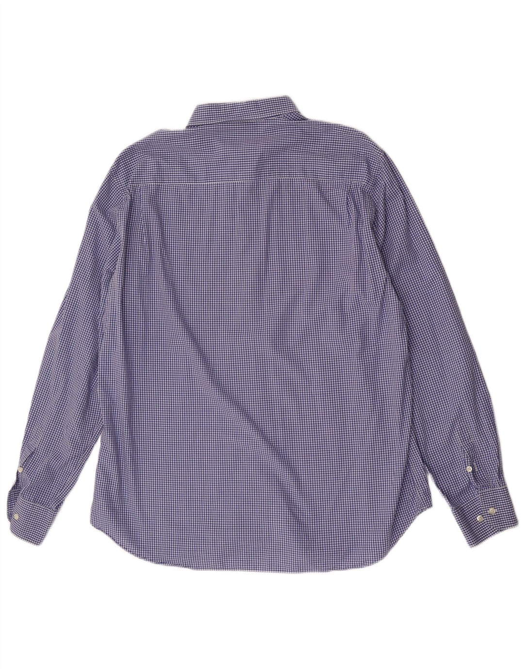 Camicia da uomo Massimo Dutti 2XL in cotone a quadretti blu