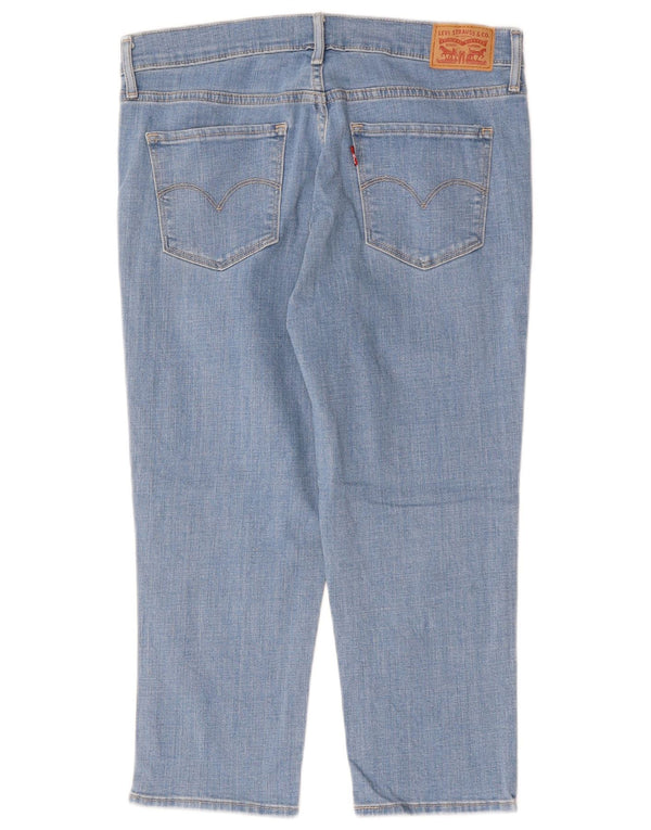 Levi's Donna 311 Shaping Skinny Capri Jeans W30 L22 Blu