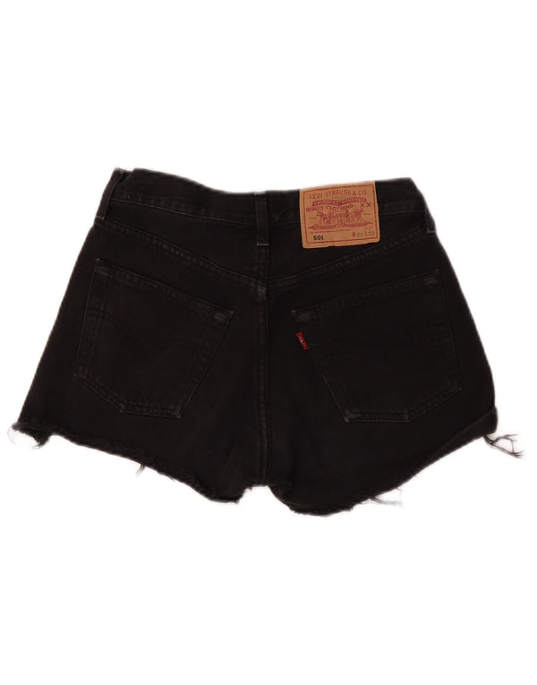 Pantaloncini di jeans Levi's 501 da donna W28 medio neri