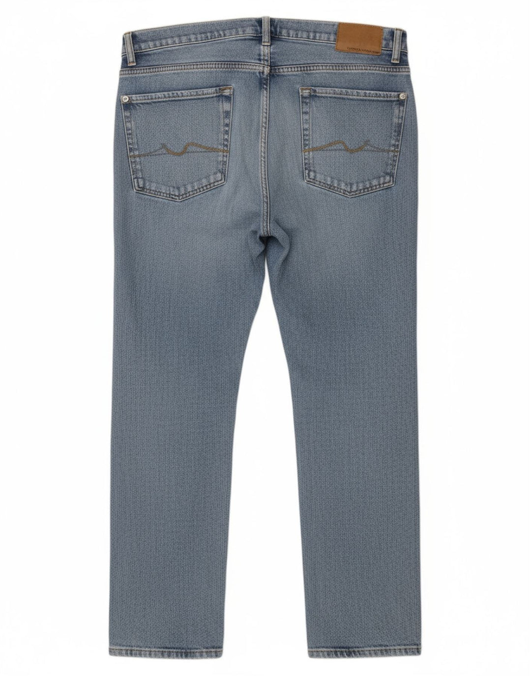 7 FOR ALL MANKIND Womens Slim Jeans SizW32 L30 Blue Cotton