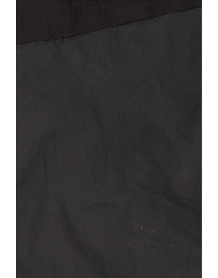 Adidas Giacca antipioggia da uomo con cappuccio UK 40 Large Nero Colourblock Poliestere