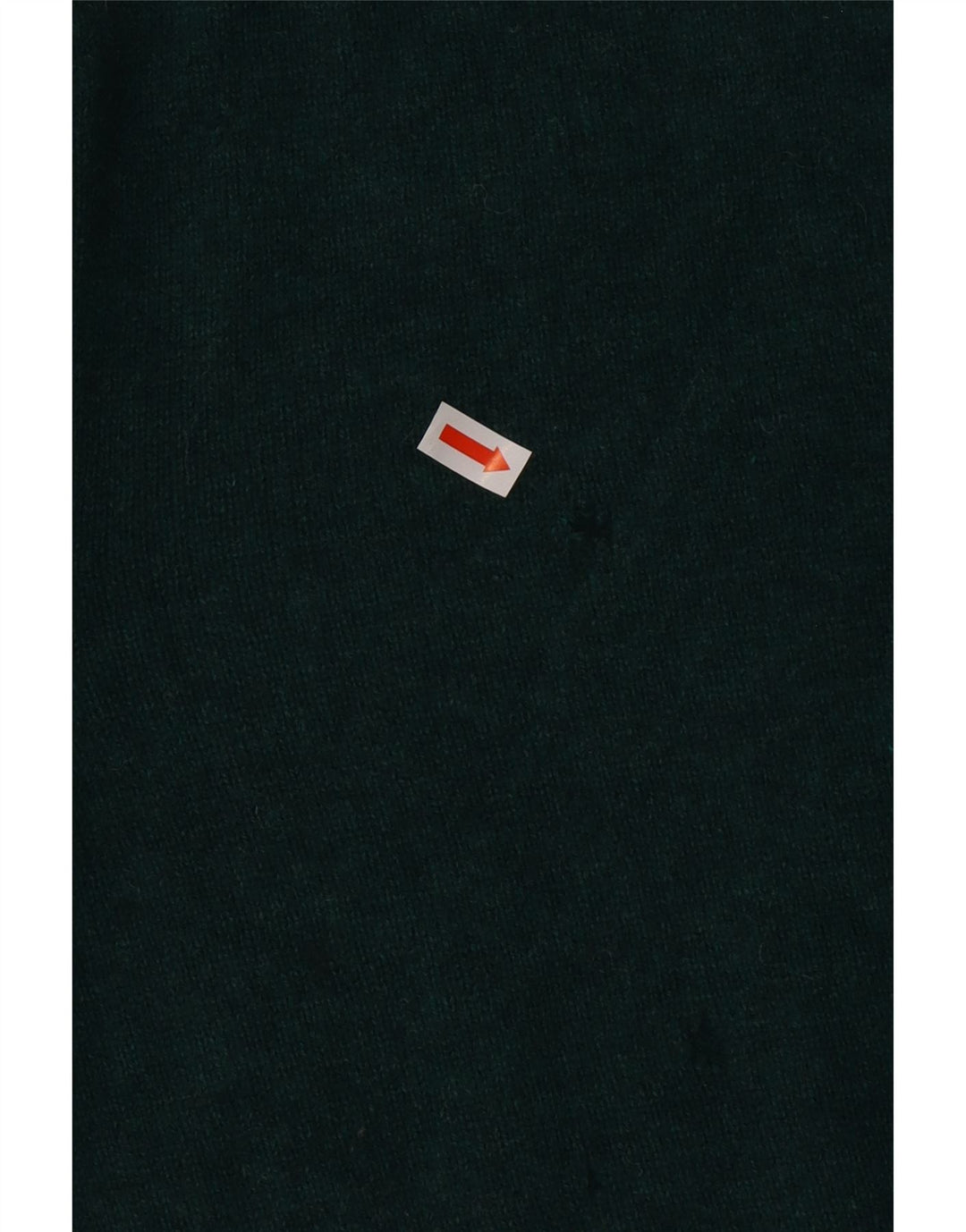 MARKS & SPENCER Mens V-Neck Jumper Sweater XL Green Lambswool Vintage Marks & Spencer and Second-Hand Marks & Spencer from Messina Hembry 
