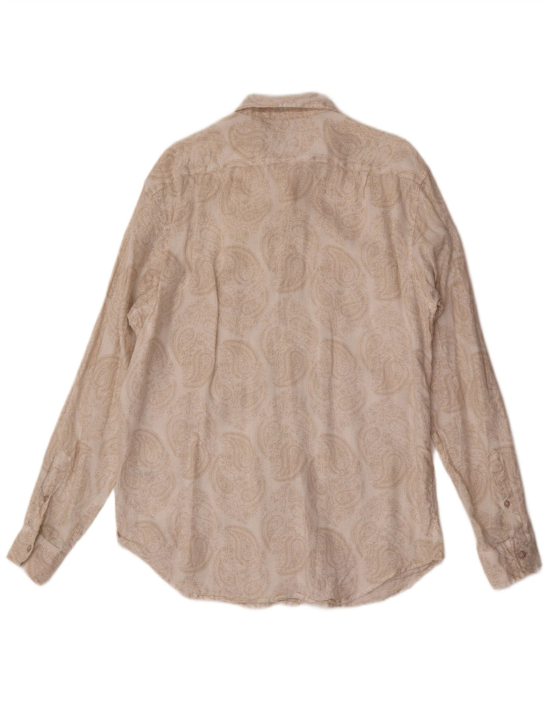 Camicia da uomo Nautica Large Beige Paisley Linen
