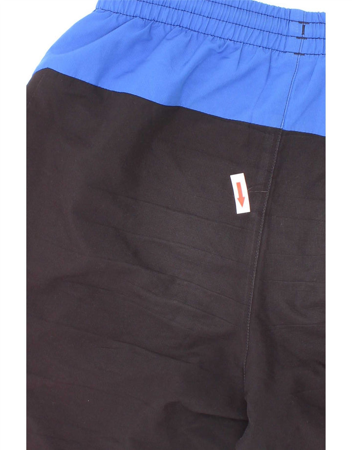 Pantaloncini sportivi Adidas da ragazzo 13-14 anni in poliestere color block nero