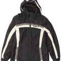 COLMAR Mens Hooded Windbreaker Jacket IT 44 XS Black Colourblock