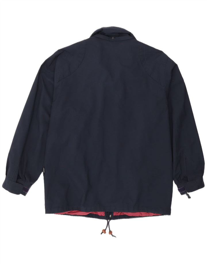 Ciesse Piumini Giacca antipioggia da uomo vestibilità ampia IT 52 Large Blu Navy Poliestere
