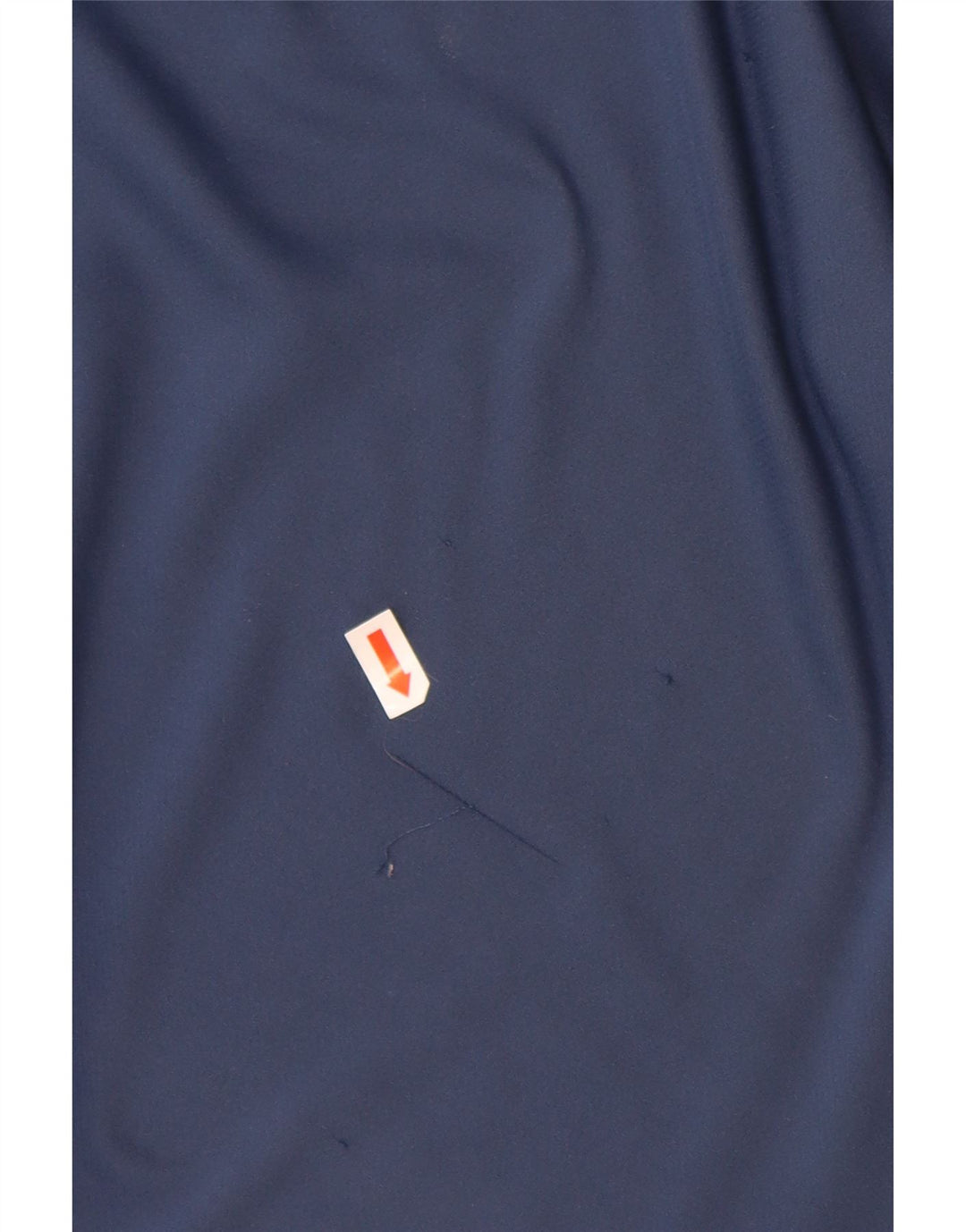 Polo ADIDAS da uomo piccola in poliestere blu navy