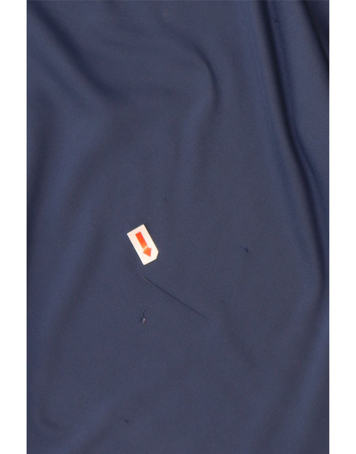 Polo ADIDAS da uomo piccola in poliestere blu navy