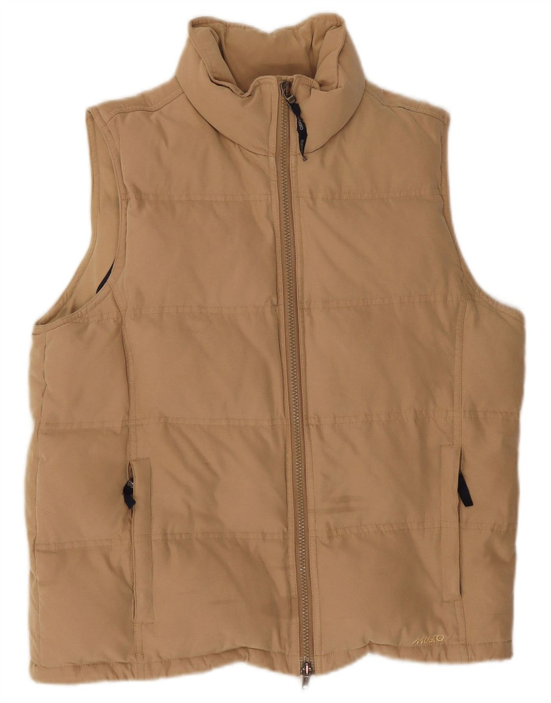 Gilet imbottito oversize da donna Musto UK 10 piccolo poliestere beige