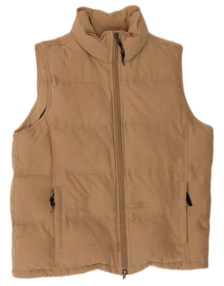 Gilet imbottito oversize da donna Musto UK 10 piccolo poliestere beige
