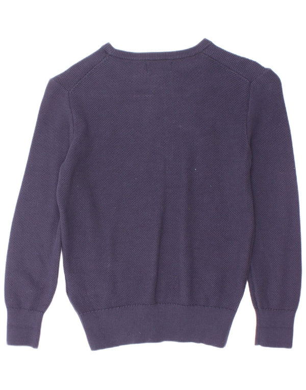 Polo Ralph Lauren Maglione da ragazzo con scollo a barca 6-7 anni in cotone blu navy
