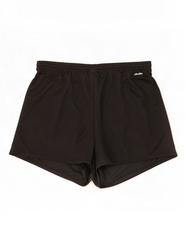 Pantaloncini sportivi Adidas Climalite da donna UK 20/22 XL poliestere nero