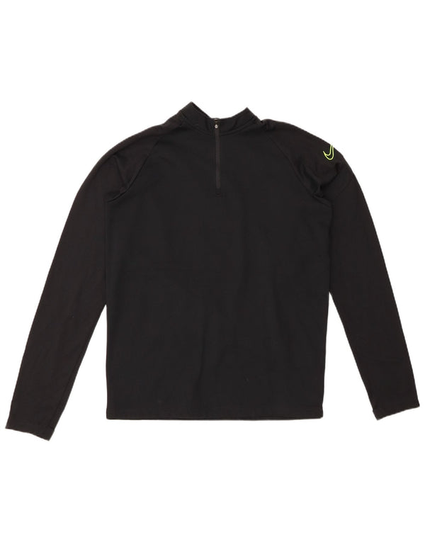 Top della tuta pullover con grafica NIKE da ragazzo Dri Fit 13-14 anni XL nera