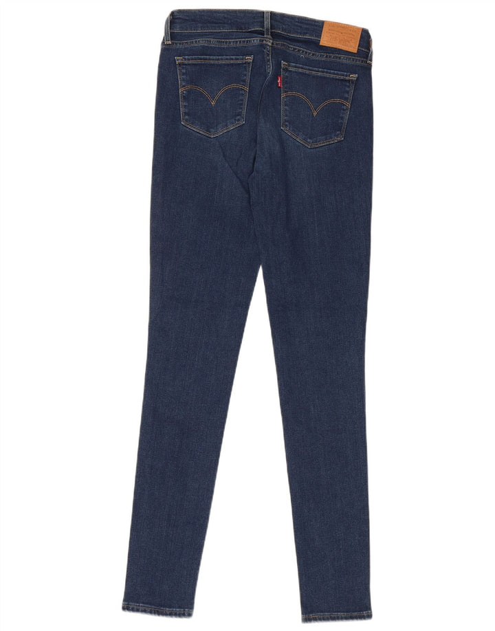 LEVI'S Womens 711 Skinny Jeans W25 L31 Blue Lyocell
