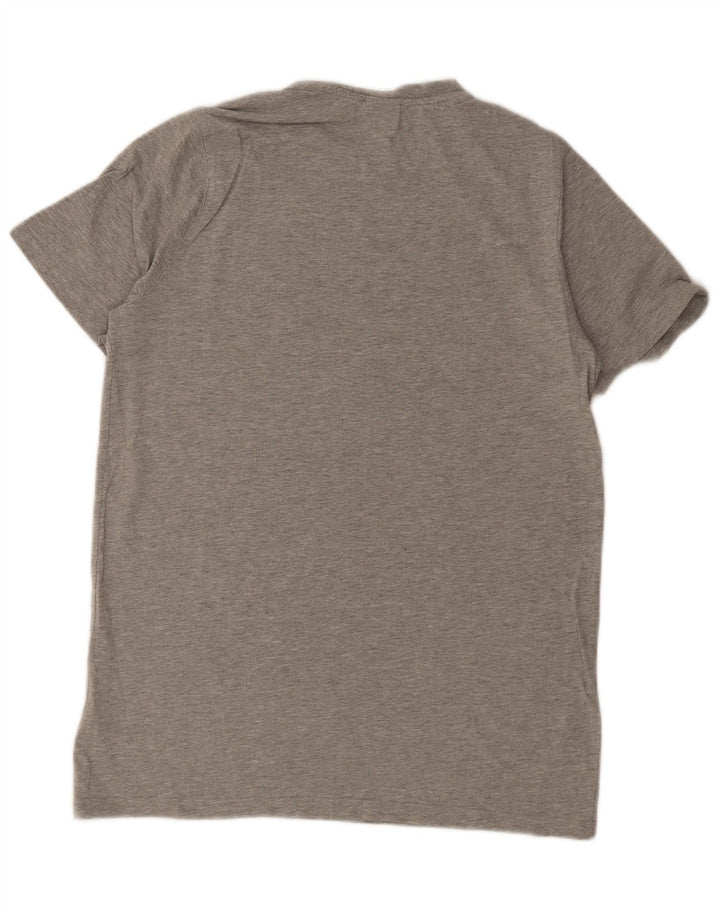 T-shirt grafica da uomo ANIMAL in cotone grigio medio