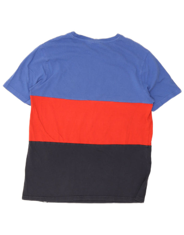 T-shirt grafica da uomo Ellesse Top piccola in cotone color block multicolore