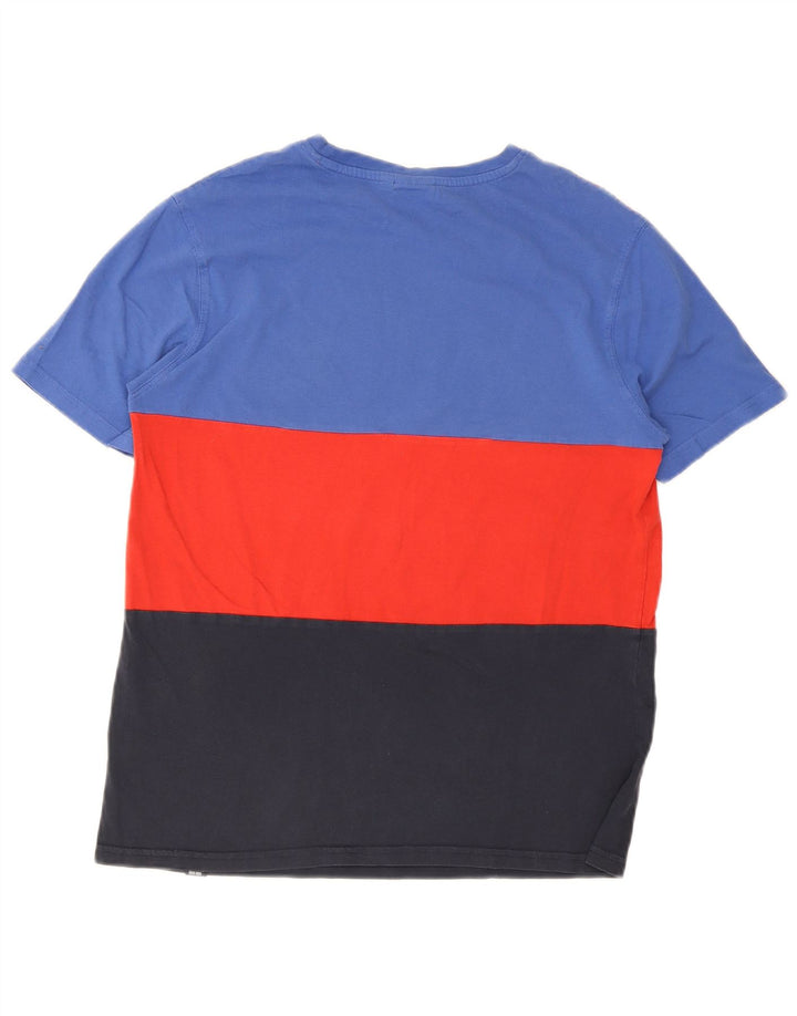 T-shirt grafica da uomo Ellesse Top piccola in cotone color block multicolore