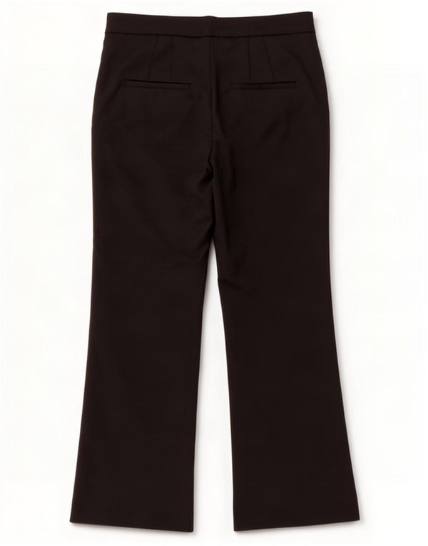 Pantaloni casual Bootcut da donna Zara EU 36 XS W26 L25 cotone nero