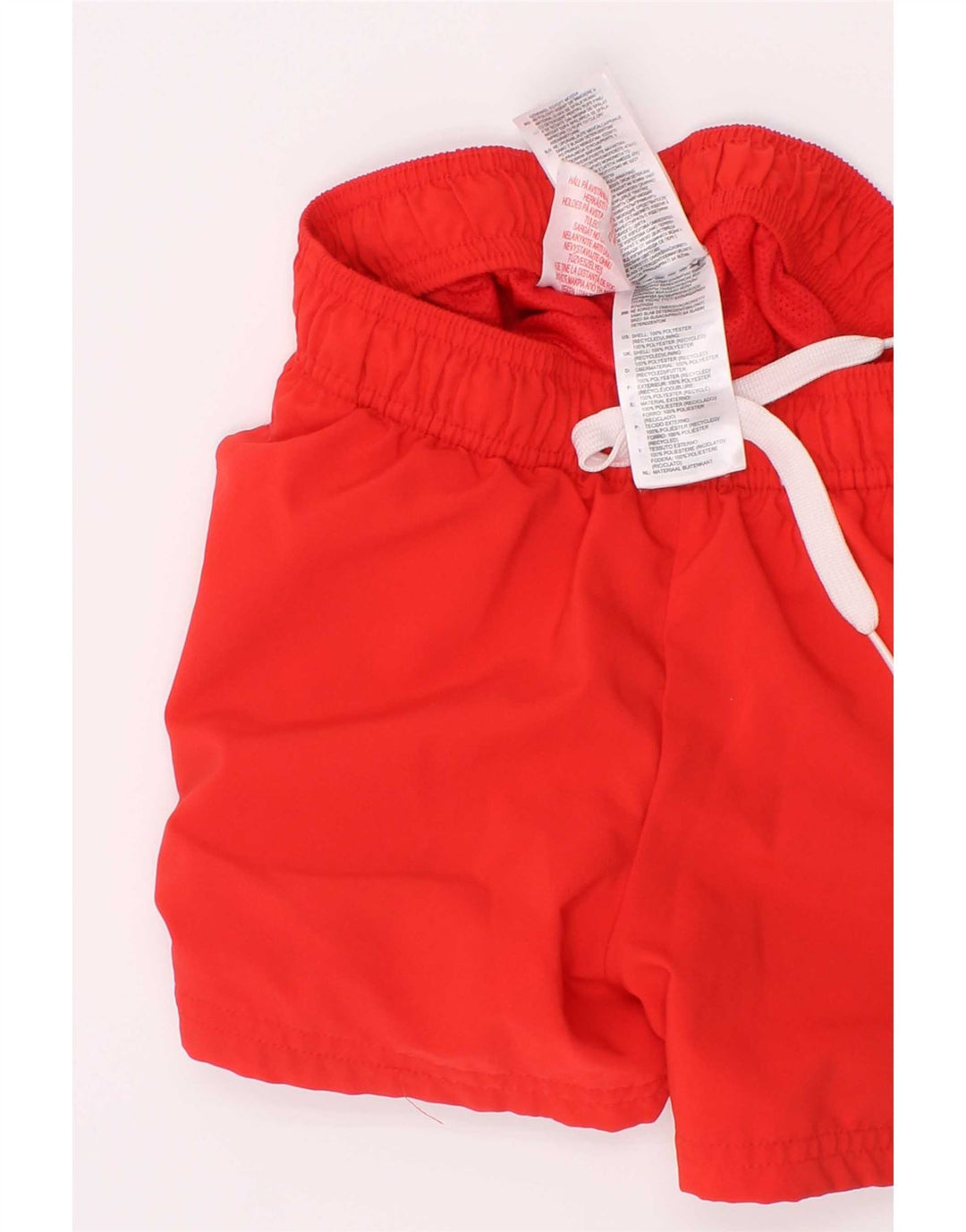 Pantaloncini sportivi Adidas da ragazzo 9-10 anni in poliestere rosso