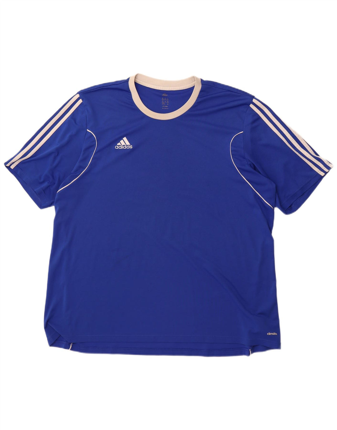 T-shirt Adidas Climalite da uomo Top 3XL blu poliestere