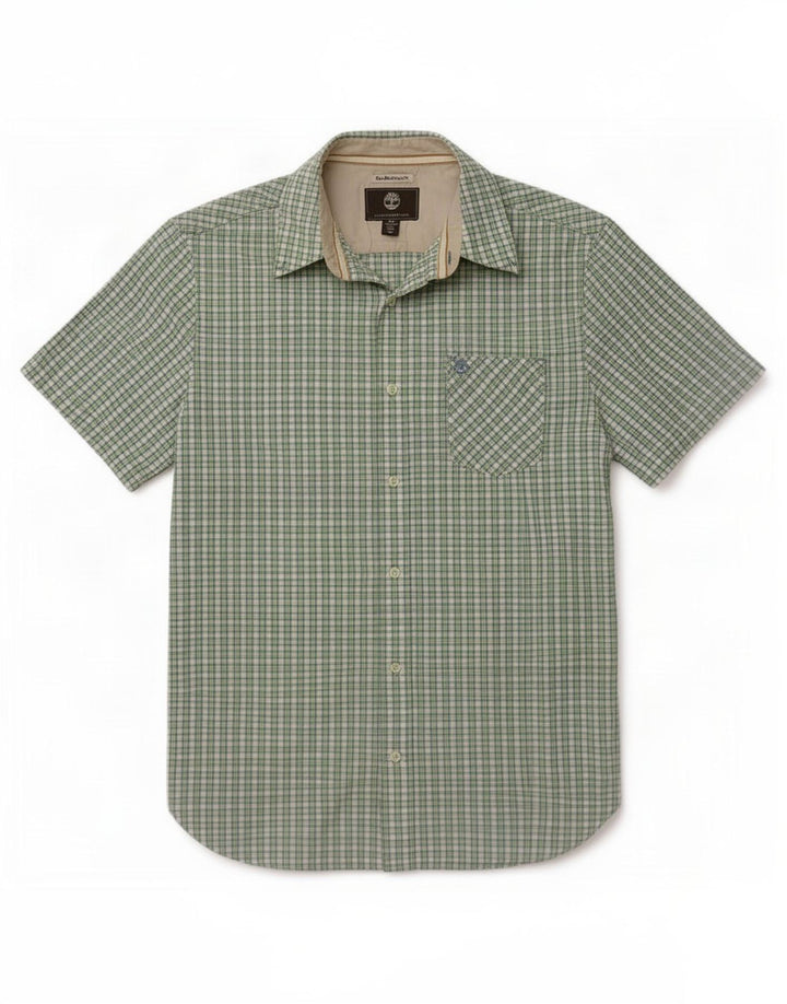 Camicia a maniche corte da uomo Timberland Earthkeepers piccola a quadretti multicolore