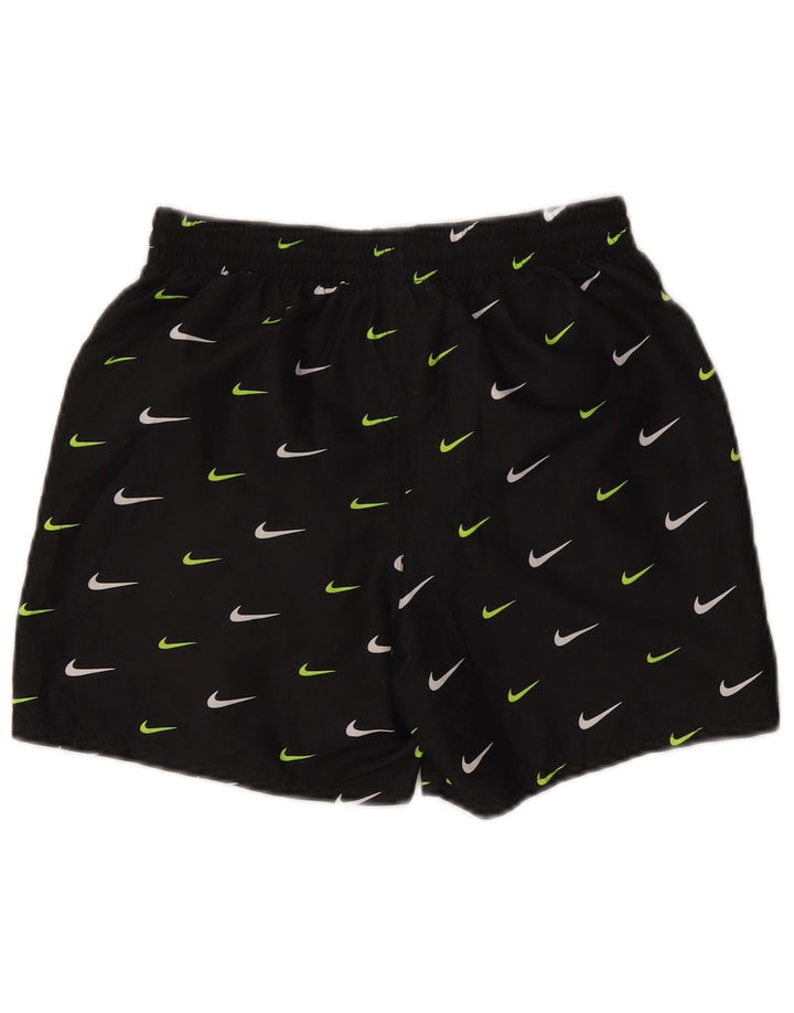 Pantaloncini sportivi grafici Nike da uomo piccoli in poliestere nero