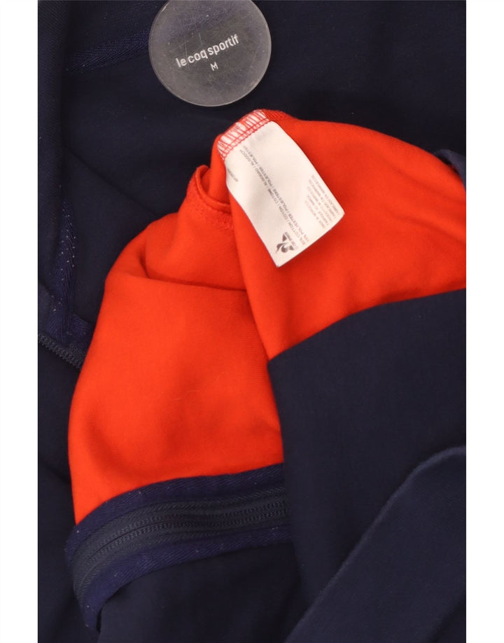 Giacca da tuta da uomo LE COQ SPORTIF color block medio blu navy