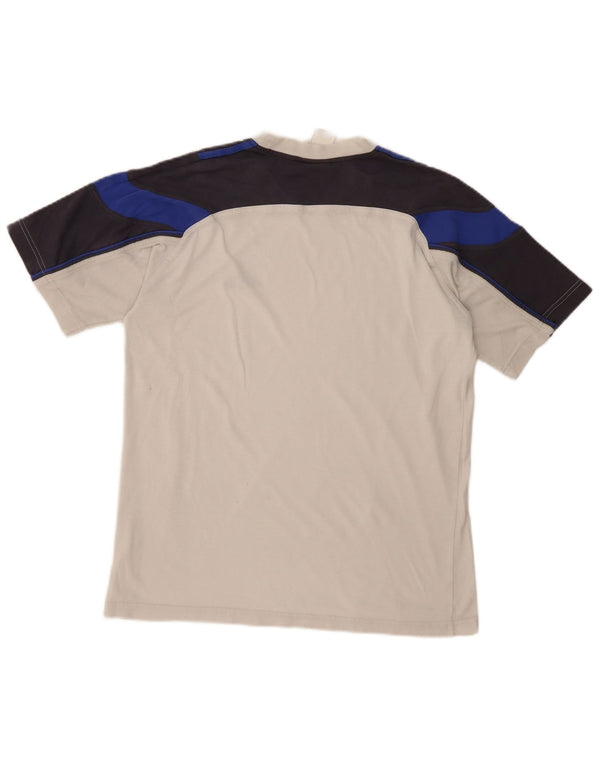 T-shirt da uomo Adidas Top UK 36/38 Small White Colourblock