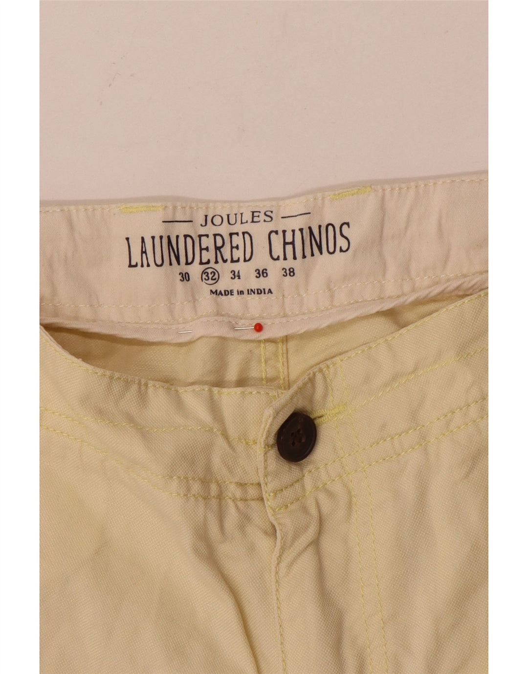 Pantaloncini chino da uomo JOULES W32 giallo medio