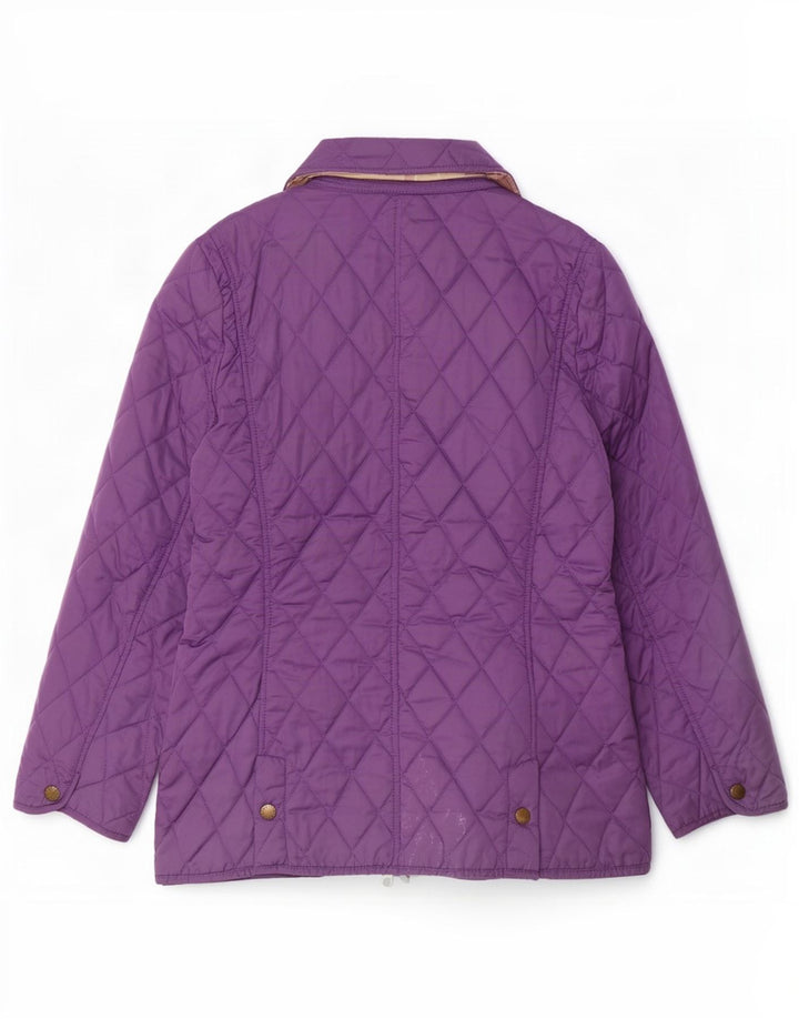 Giacca trapuntata da donna Barbour UK 12 Poliestere viola medio