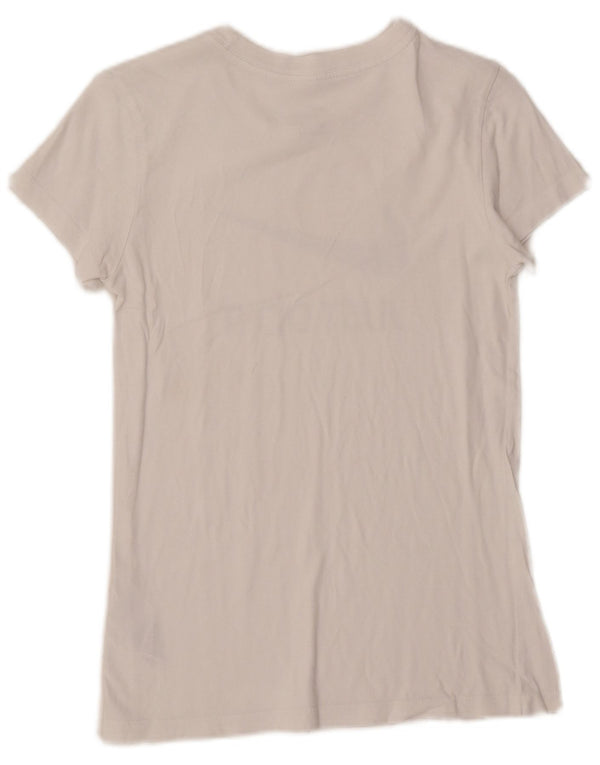 T-shirt grafica da donna Nike Top UK 10 piccola in cotone bianco