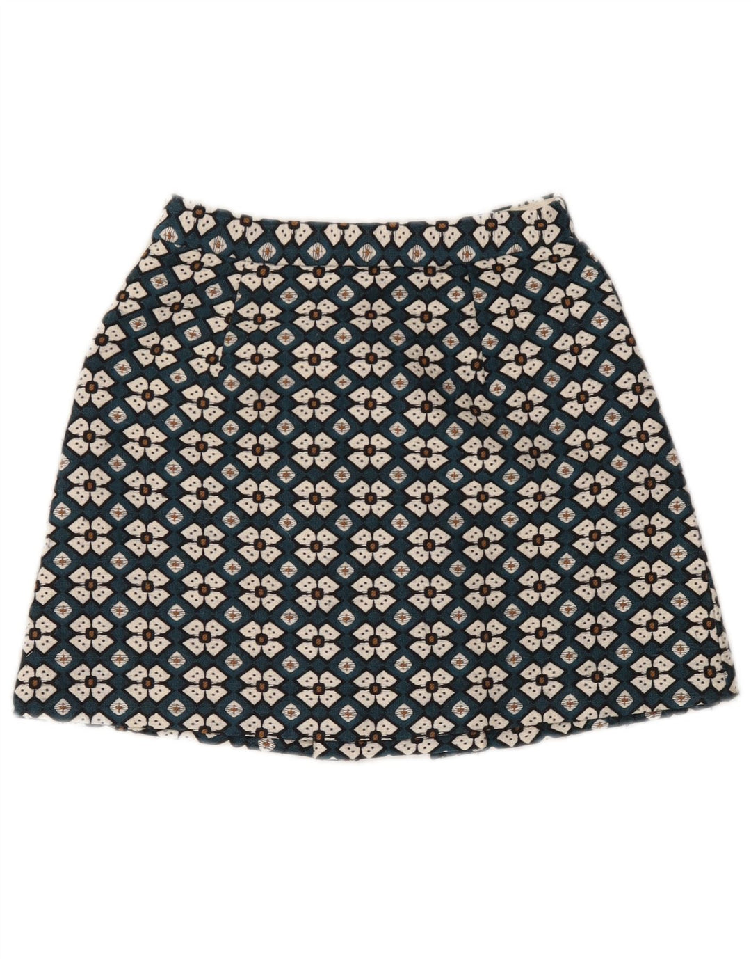Minigonna Zara da donna XS W24 blu floreale
