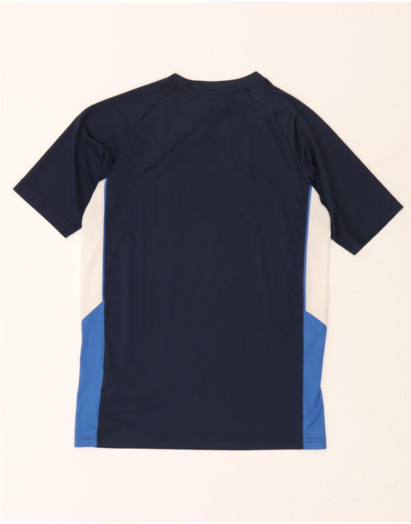 T-shirt da ragazzo Nike Dri Fit Top 13-14 anni XL Blu navy Colourblock