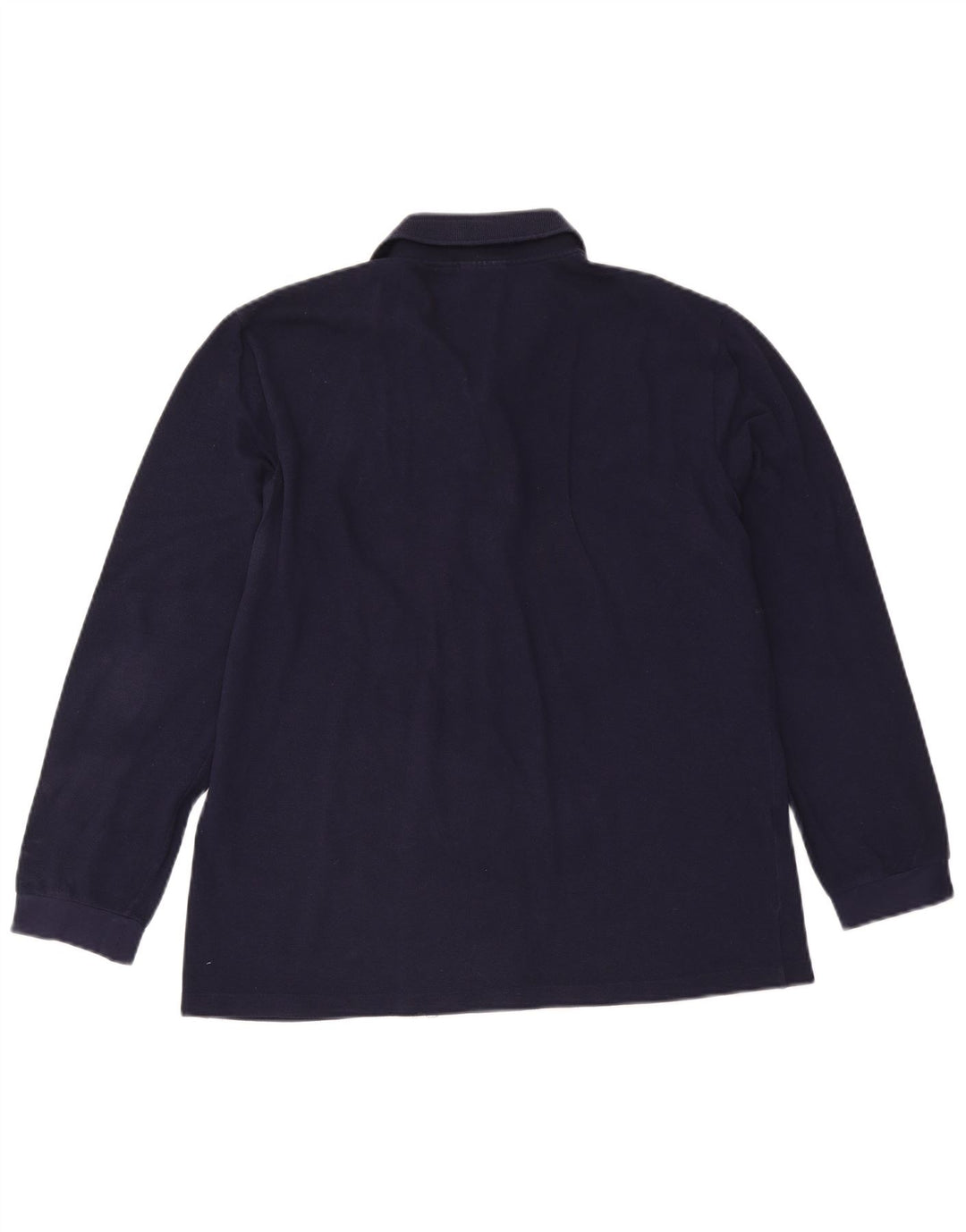 Polo da uomo a maniche lunghe Lacoste taglia 4 cotone medio blu navy