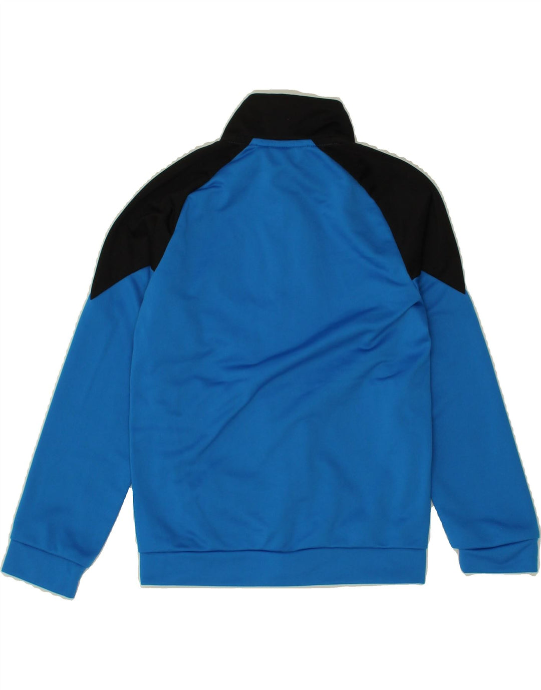 PUMA Boys Graphic Tracksuit Top Jacket 7-8 Years Blue Colourblock Vintage Puma and Second-Hand Puma from Messina Hembry 