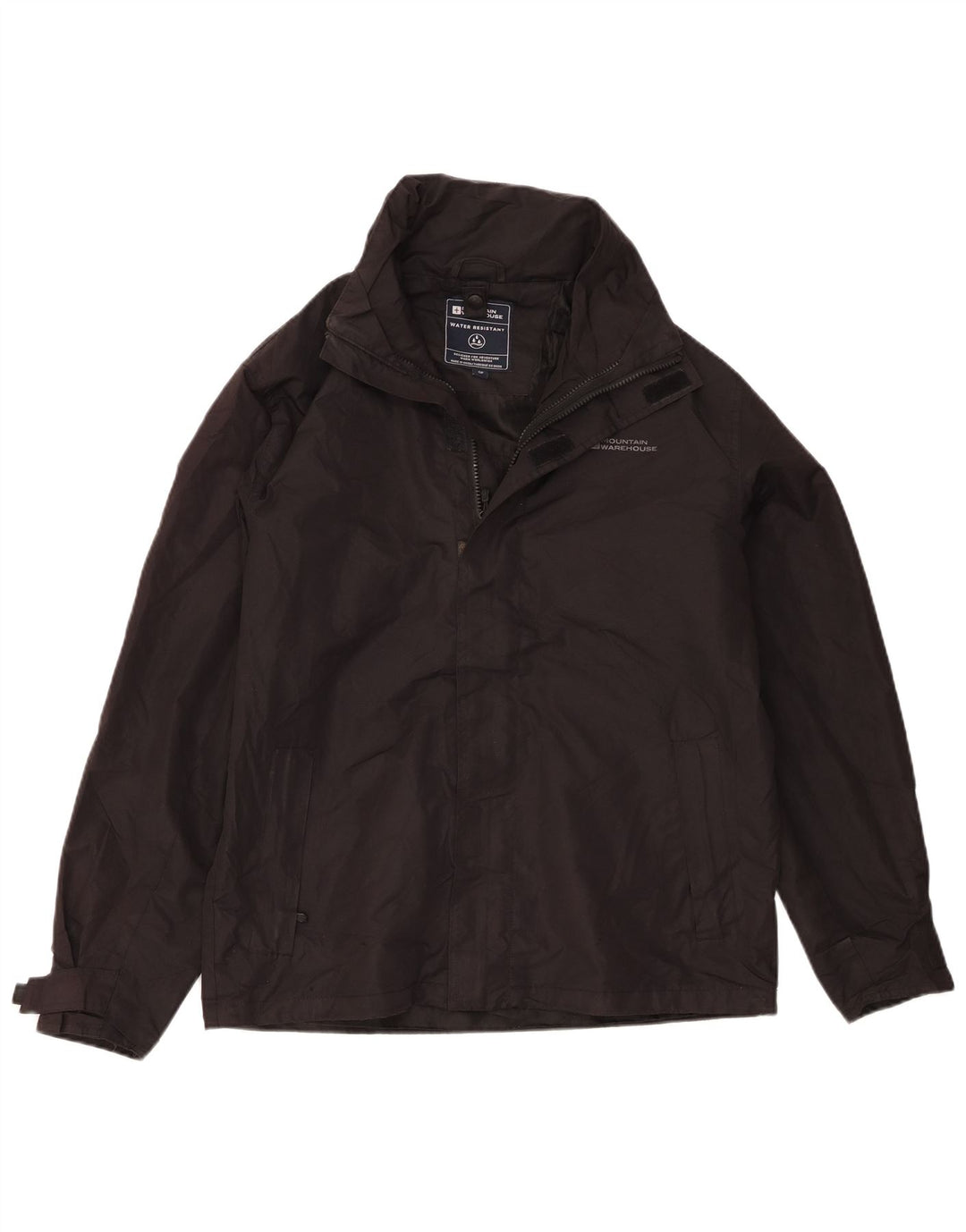 Giacca antipioggia da uomo con cappuccio Mountain Warehouse UK 36 Small Poliestere nero