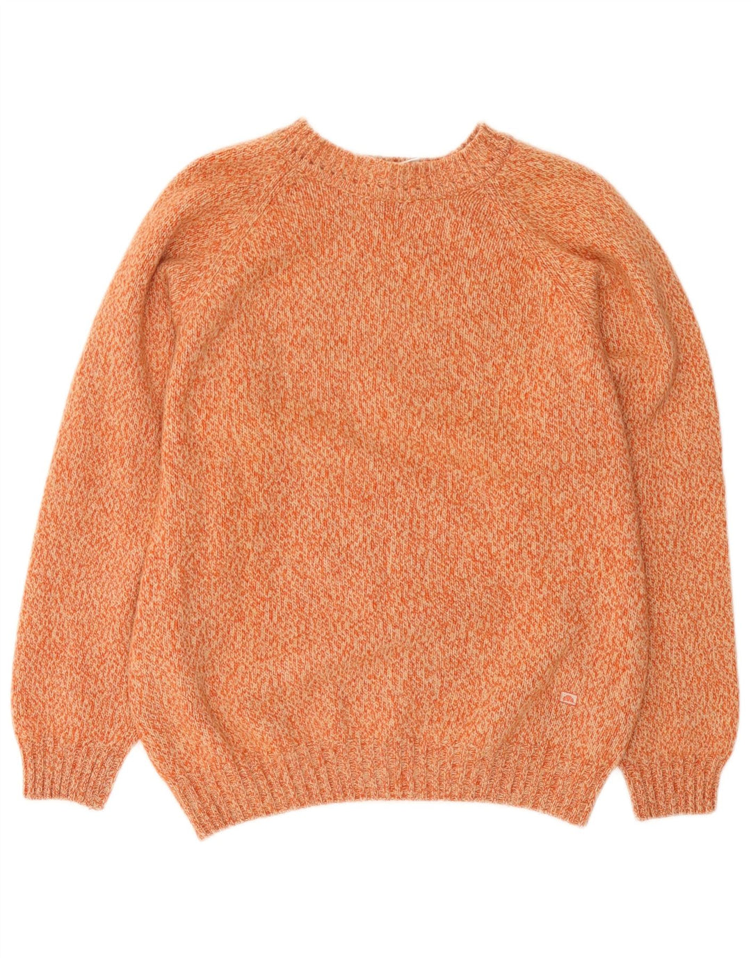 Maglione girocollo da uomo Ellesse, grande lana screziata arancione