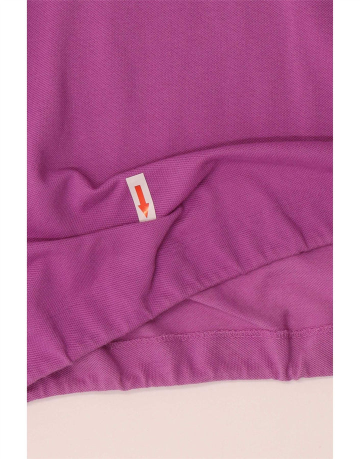 Polo da uomo Lacoste taglia 7 2XL cotone viola