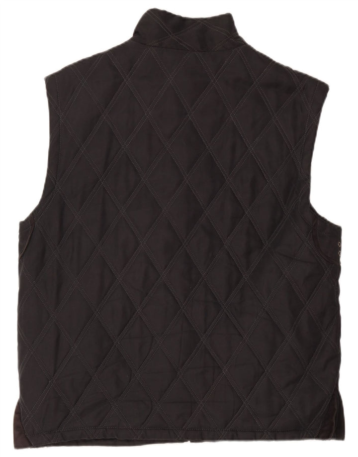 Gilet imbottito da donna Mila Schon EU 52 4XL poliestere nero