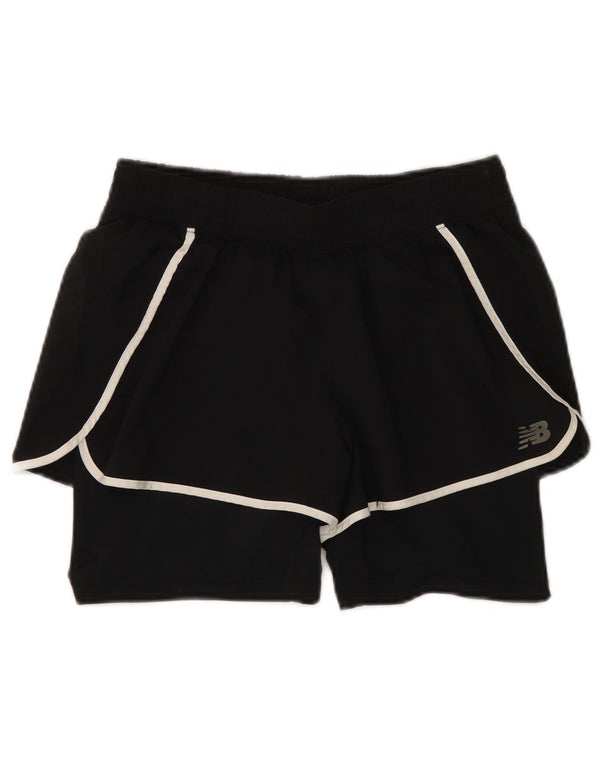 Pantaloncini sportivi da donna New Balance UK 8 piccoli poliestere nero