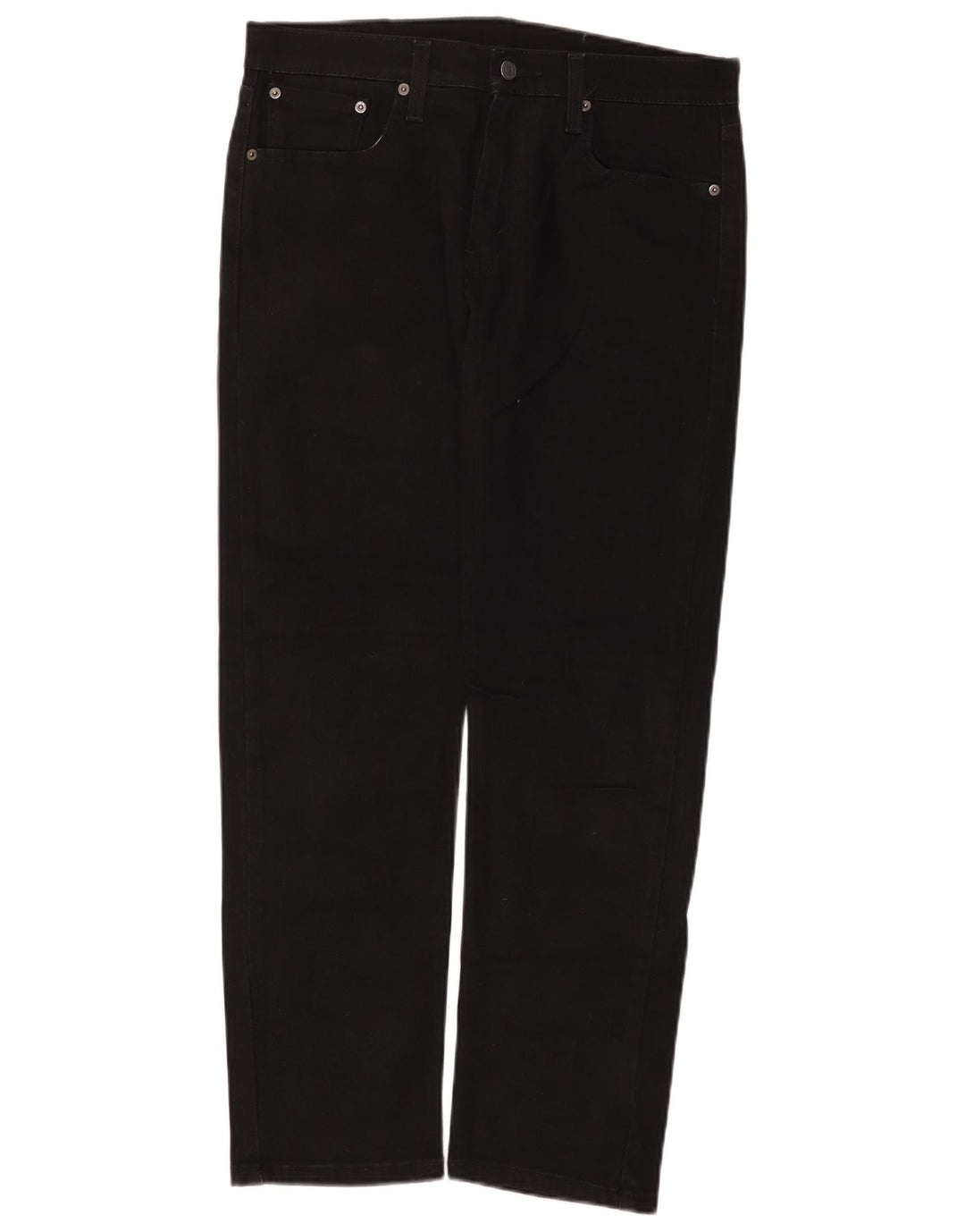 Levi's Uomo 502 Jeans affusolati W32 L30 Cotone Nero