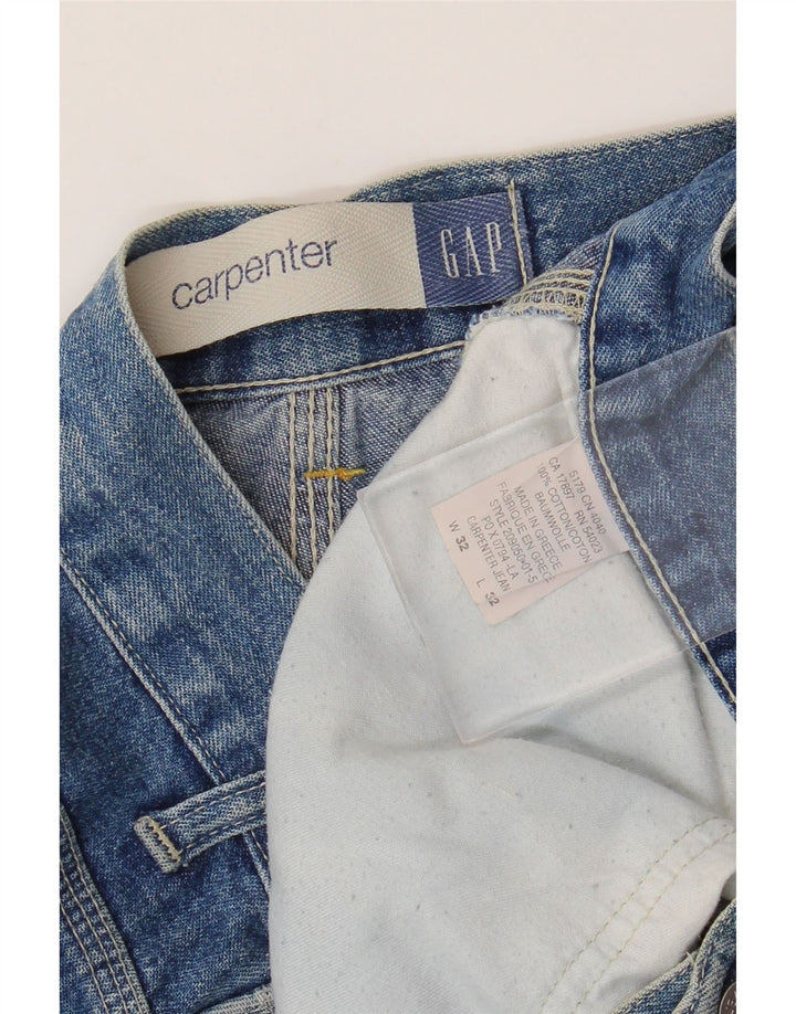 Jeans dritti da uomo Gap Carpenter Cargo W32 L32 cotone blu