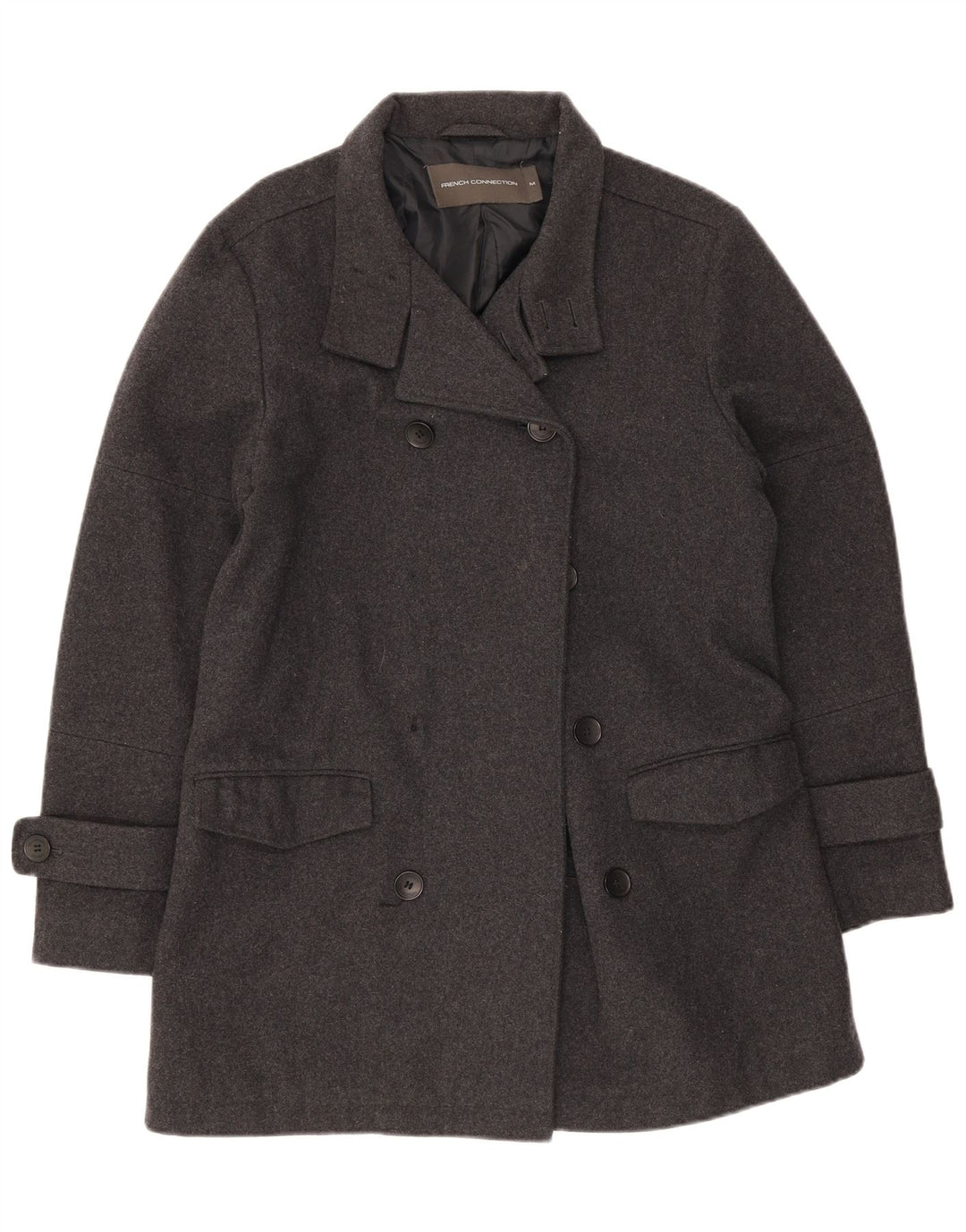 Cappotto da marinaio da uomo French Connection UK 38 Grigio medio