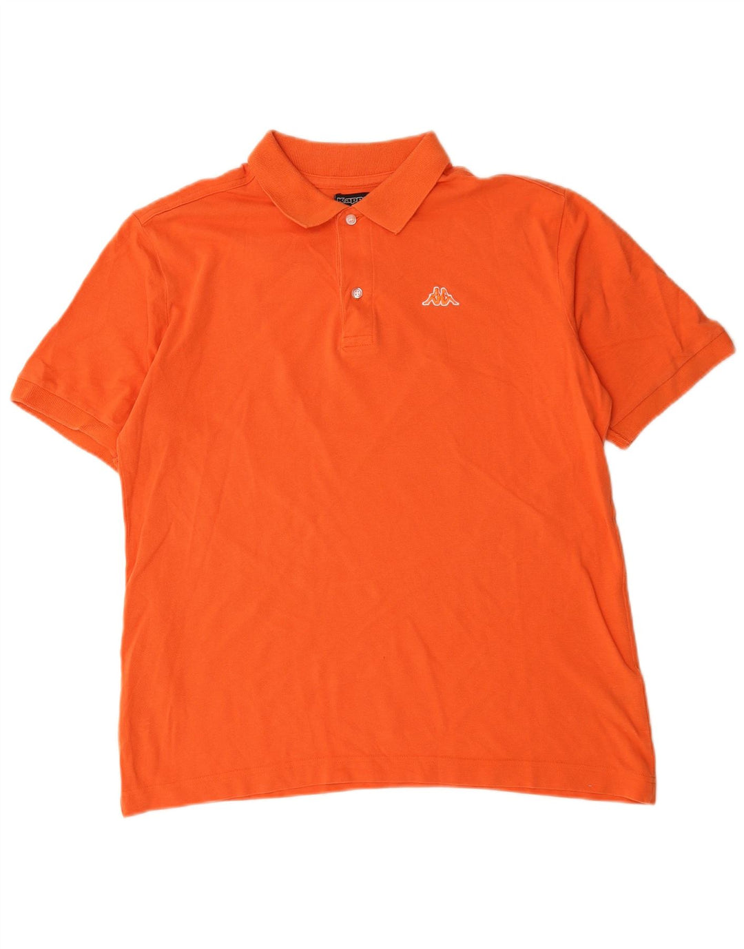 Polo Kappa Uomo Cotone Arancione Medio