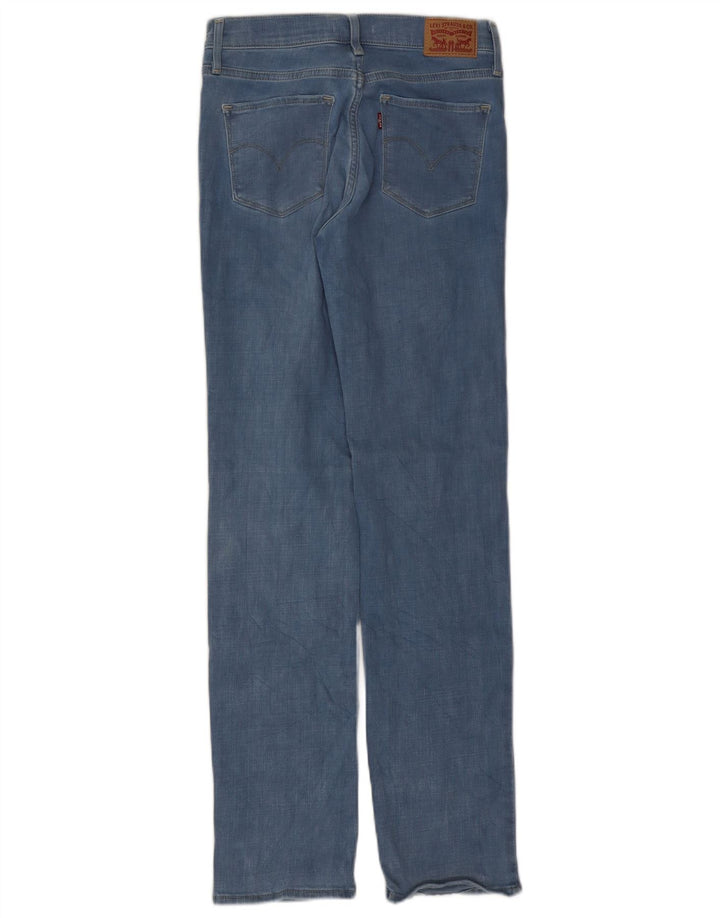 Jeans dritti modellanti da donna 314 Levi's W27 L32 cotone blu