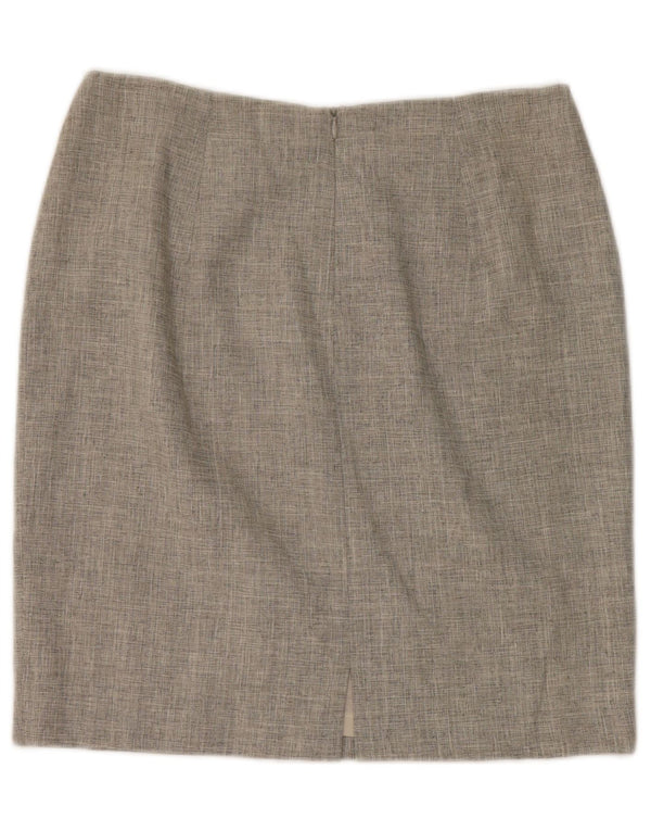 MARELLA Womens Pencil Skirt UK 14 Large W30  Grey Viscose